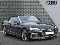 Used Audi A5 Cabriolet S-Line 200 HP (147 kW) 2022 Black Cabriolet