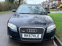 Used Audi A4 Cabriolet S-Line 2007 Black Cabriolet