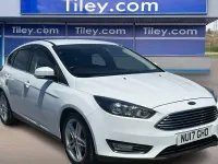 Used Ford Focus Titanium 125 HP (91 kW) 2017 White Hatchback
