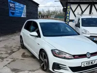 Used VW Golf VII GTI 245 HP (180 kW) 2019 White Hatchback