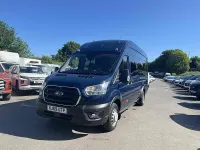 Used Ford Transit 130 HP (95 kW) 2019 Blue Van
