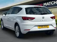 Begagnad Seat Leon SE Dynamic 2018 Vit Halvkombi