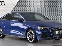 Used Audi A3 S-Line 150 HP (110 kW) 2025 Blue Sedan