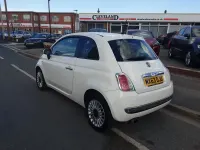 Used Fiat 500 Lounge 69 HP (50 kW) 2013 White Hatchback