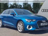 Used Audi A3 Sportback Sport 150 HP (110 kW) 2020 Blue Hatchback