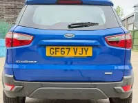 Used Ford Ecosport Zetec 125 HP (91 kW) 2017 Blue SUV
