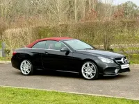 Used Mercedes E220 AMG 170 HP (125 kW) 2013 Black Cabriolet