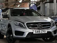 Used Mercedes GLA220 AMG line 174 HP (127 kW) 2016 Silver SUV