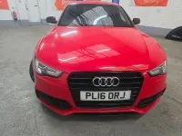 Used Audi A5 Sportback Black Edition 2016 Red Hatchback