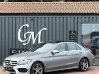 Used Mercedes C250 AMG line 204 HP (150 kW) 2015 Silver Sedan