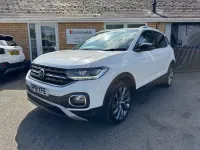 Used VW T-Cross Edition 115 HP (84 kW) 2019 White SUV