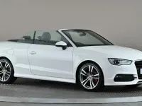 Used Audi A3 Cabriolet S-Line 110 HP (80 kW) 2016 White Cabriolet