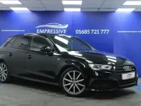 Used Audi A3 Sportback Black Edition 116 HP (85 kW) 2018 Black Hatchback