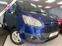 Used Ford Transit Custom Limited 130 HP (95 kW) 2016 Blue Van
