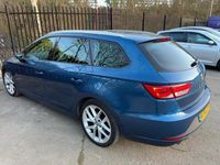 Used Seat Leon FR 184 HP (135 kW) 2015 Blue Estate