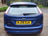 Used Ford Focus Zetec 100 HP (73 kW) 2008 Blue Hatchback
