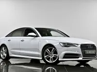 Begagnad Audi A6 S-Line 190 HK (139 kW) 2015 Vit Sedan