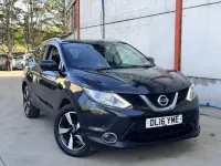Used Nissan Qashqai N-Connecta 110 HP (80 kW) 2016 Black SUV