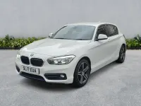 Used BMW 118 Sport Line 136 HP (100 kW) 2017 White Hatchback