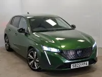 Used Peugeot 308 Allure 131 HP (96 kW) 2022 Green Hatchback
