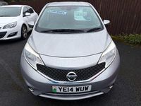 Used Nissan Note Tekna 90 HP (66 kW) 2014 Silver Hatchback