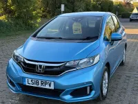 Used Honda Jazz SE 102 HP (75 kW) 2018 Blue Hatchback