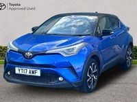 Used Toyota C-HR 116 HP (85 kW) 2017 Nebula blue bitone SUV
