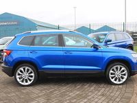 Used Skoda Karoq SE L 115 HP (84 kW) 2019 Race blue metallic SUV