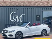 Used Mercedes E220 AMG Line Premium 177 HP (130 kW) 2015 White Cabriolet