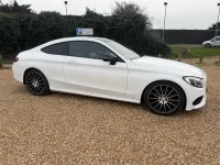Used Mercedes C220 AMG Line Premium 2017 White Coupe