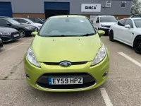 Begagnad Ford Fiesta Titanium 94 HK (69 kW) 2009 Grön Halvkombi