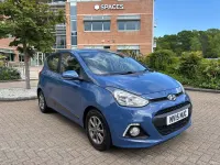 Used Hyundai i10 Premium 87 HP (63 kW) 2015 Blue Hatchback