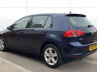 Used VW Golf VII Edition 110 HP (80 kW) 2016 Blue Hatchback