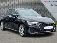 Used Audi A3 S-Line 108 HP (79 kW) 2023 Black Sedan