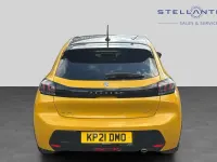 Used Peugeot 208 GT 99 HP (72 kW) 2021 Yellow Hatchback