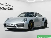 Used Porsche 911 Turbo 581 HP (427 kW) 2017 Silver Coupe