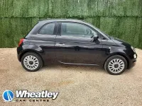 Used Fiat 500 Lounge 69 HP (50 kW) 2017 Black Hatchback