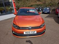 Begagnad VW Polo R-line 95 HK (69 kW) 2019 Orange Halvkombi