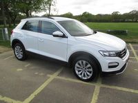 Used VW T-Roc SE 115 HP (84 kW) 2019 White SUV