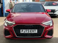 Used Audi A3 S-Line 110 HP (80 kW) 2023 Red Sedan