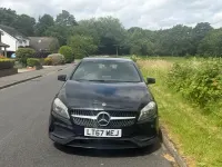 Used Mercedes A200 AMG line 2017 Black Hatchback