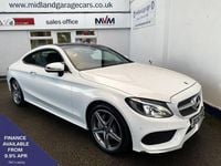 Used Mercedes C200 AMG Line Premium 184 HP (135 kW) 2017 White Coupe