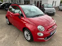 Used Fiat 500 Lounge 69 HP (50 kW) 2018 Red Hatchback