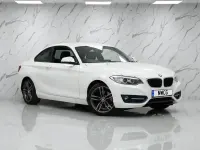 Used BMW 218 Sport Line 136 HP (100 kW) 2017 White Coupe