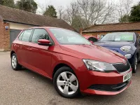 Used Skoda Fabia SE 110 HP (80 kW) 2015 Red Hatchback