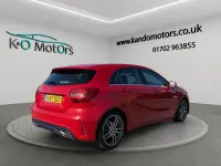 Used Mercedes A160 AMG line 102 HP (75 kW) 2017 Red Hatchback