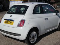Used Fiat 500 Lounge 69 HP (50 kW) 2011 White Hatchback