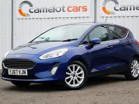 Used Ford Fiesta Titanium 2017 Blue Hatchback