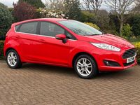Used Ford Fiesta Zetec 2017 Red Hatchback