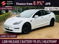 Used Tesla Model 3 Long Range RWD 235 kW (320 HP) 2023 White Sedan
